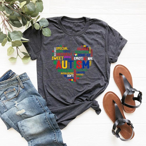 Autism Shirt, Autism Heart Shirt, Autism Awarenes… - image 7
