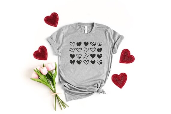 Valentines Day Shirt, Heart Shirt, Valentines Day… - image 5