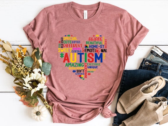 Autism Shirt, Autism Heart Shirt, Autism Awarenes… - image 3