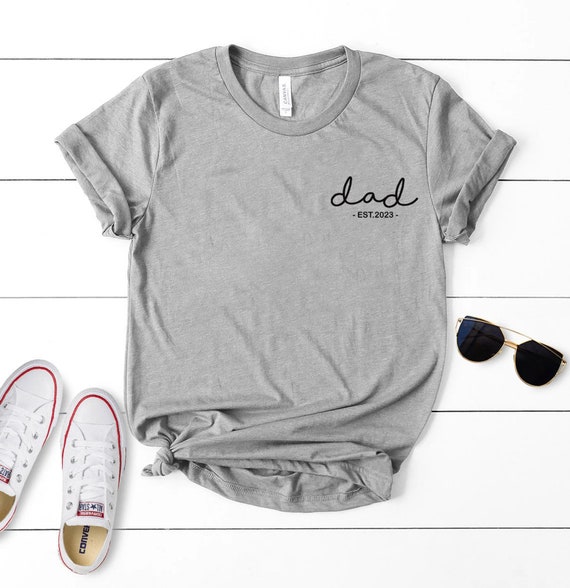 Dad Est 2023 T-shirt, New Dad Shirt, Gift for Dad… - image 3