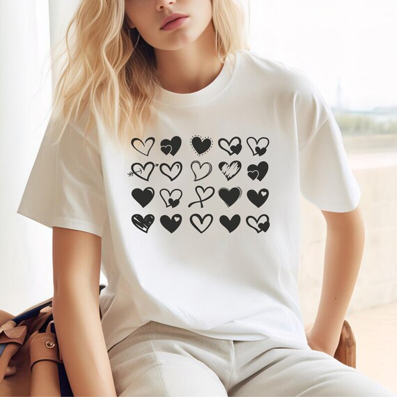 Valentines Day Shirt, Heart Shirt, Valentines Day… - image 6