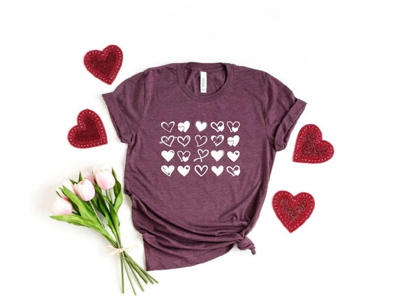 Valentines Day Shirt, Heart Shirt, Valentines Day… - image 2