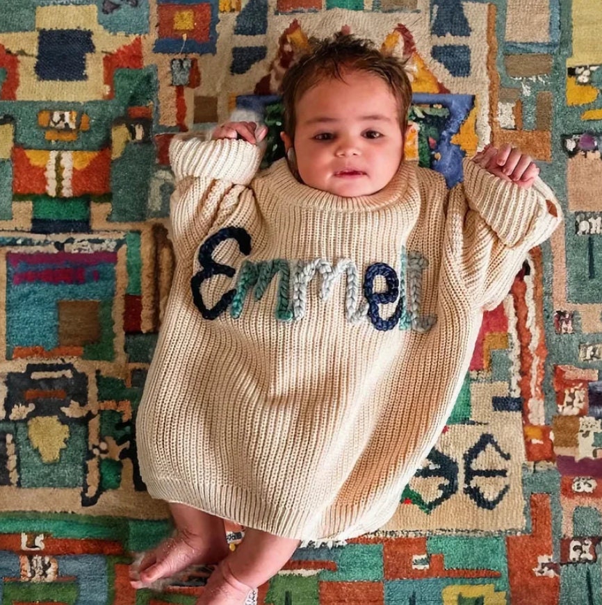 Chunky baby sweater sale