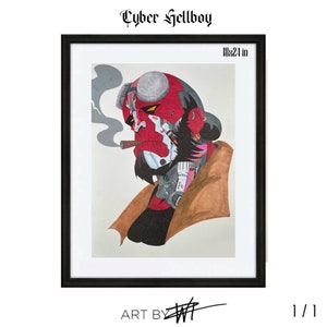 Cyber Hellboy by WIZ