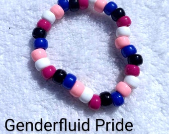 Genderfluid Pride Bracelets