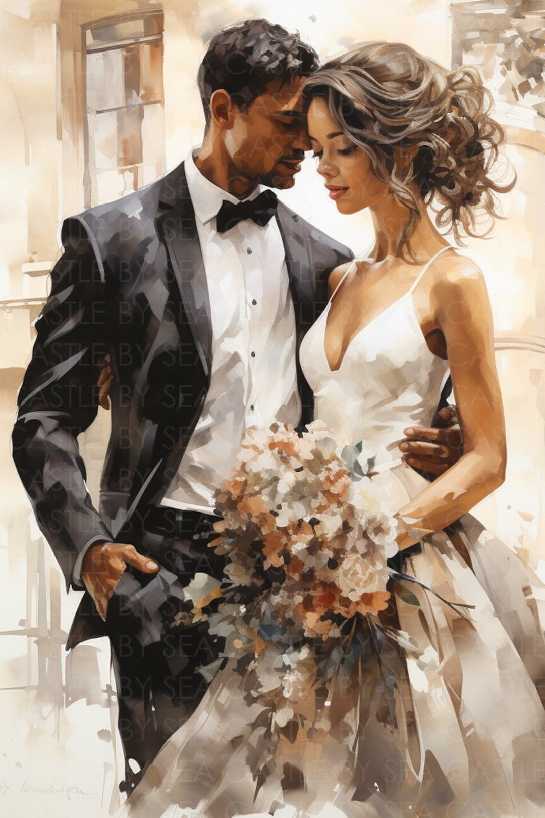 Printable Art - the Promise of Forever - Man and Wife Joined in Holy ...