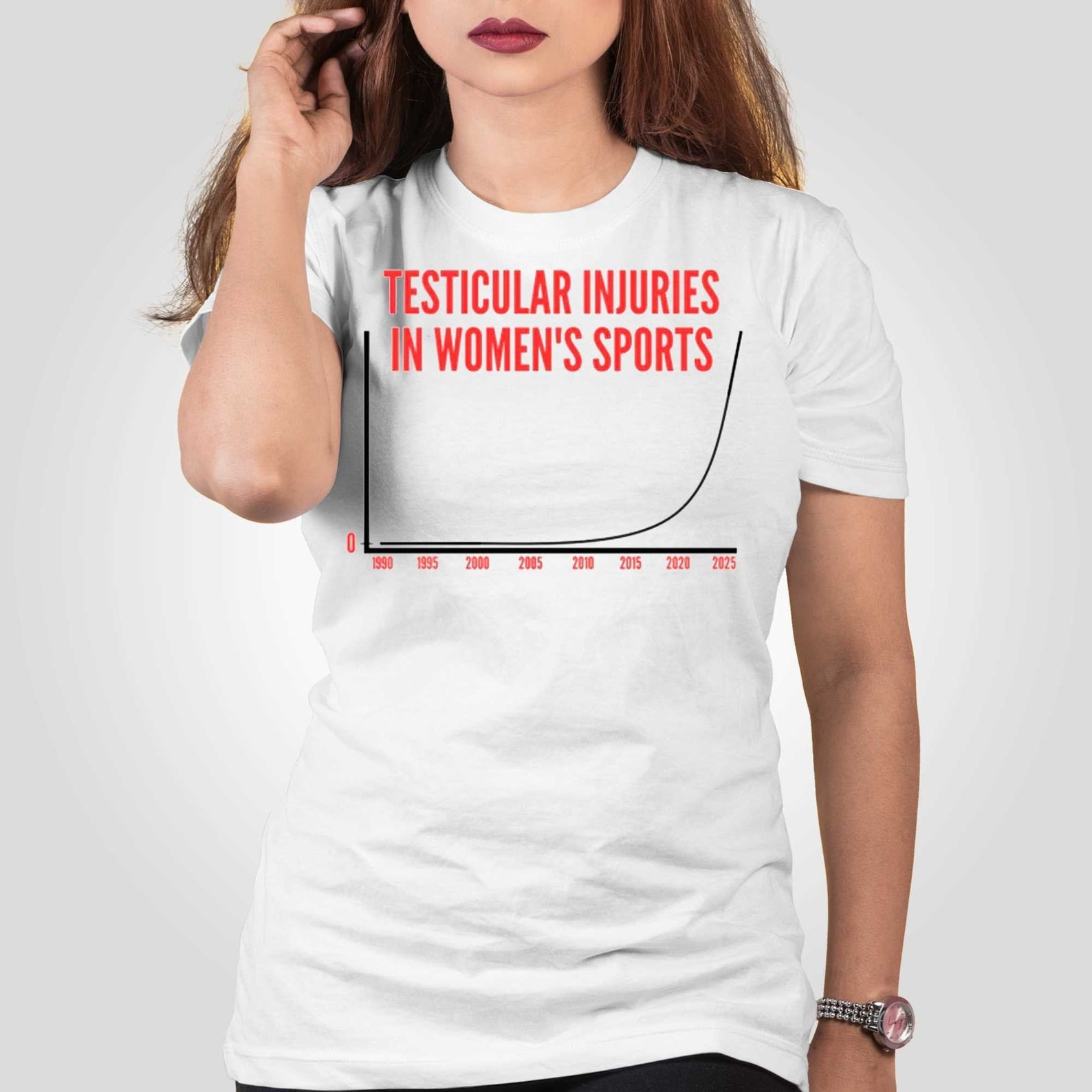 Testicular Injuries in Womens Sports Tshirt Etsy
