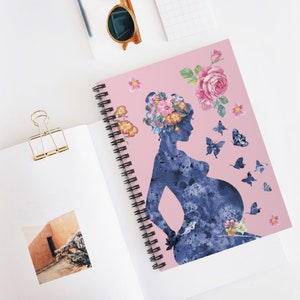 Cuaderno de mujer embarazada, futura mamá, regalo de baby shower, quién va a ser mamá, cartas a mi hijo/hija, línea reglada de cuaderno personalizado