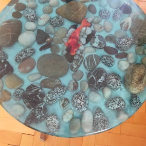 Modern Epoxy River Dining Table Top - Handcrafted Wood Resin Furniture