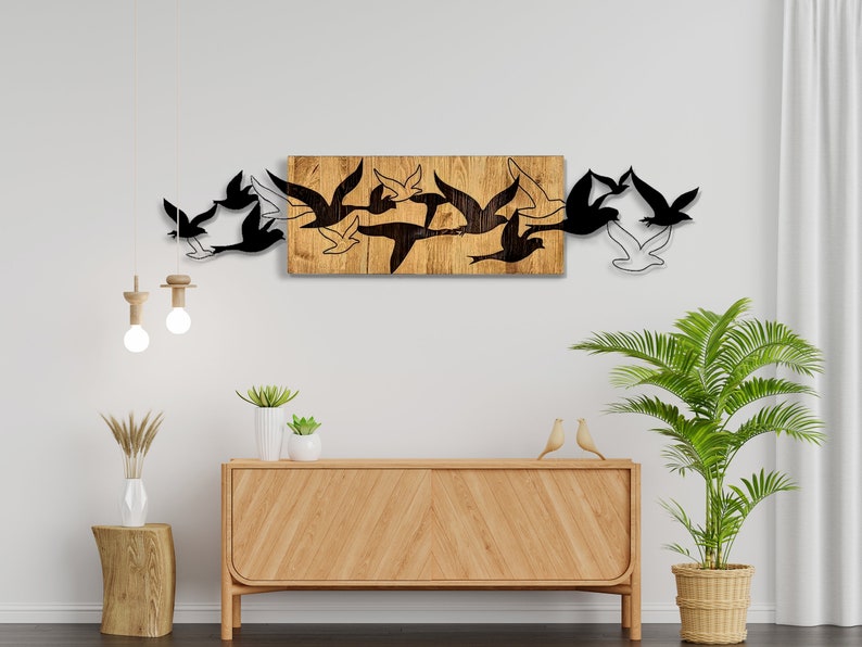 Birds Wall Art, Birds Metal Wall Art Birds Decor Etsy