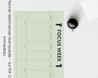 Planner settimanle stampabile A4 - To Do List