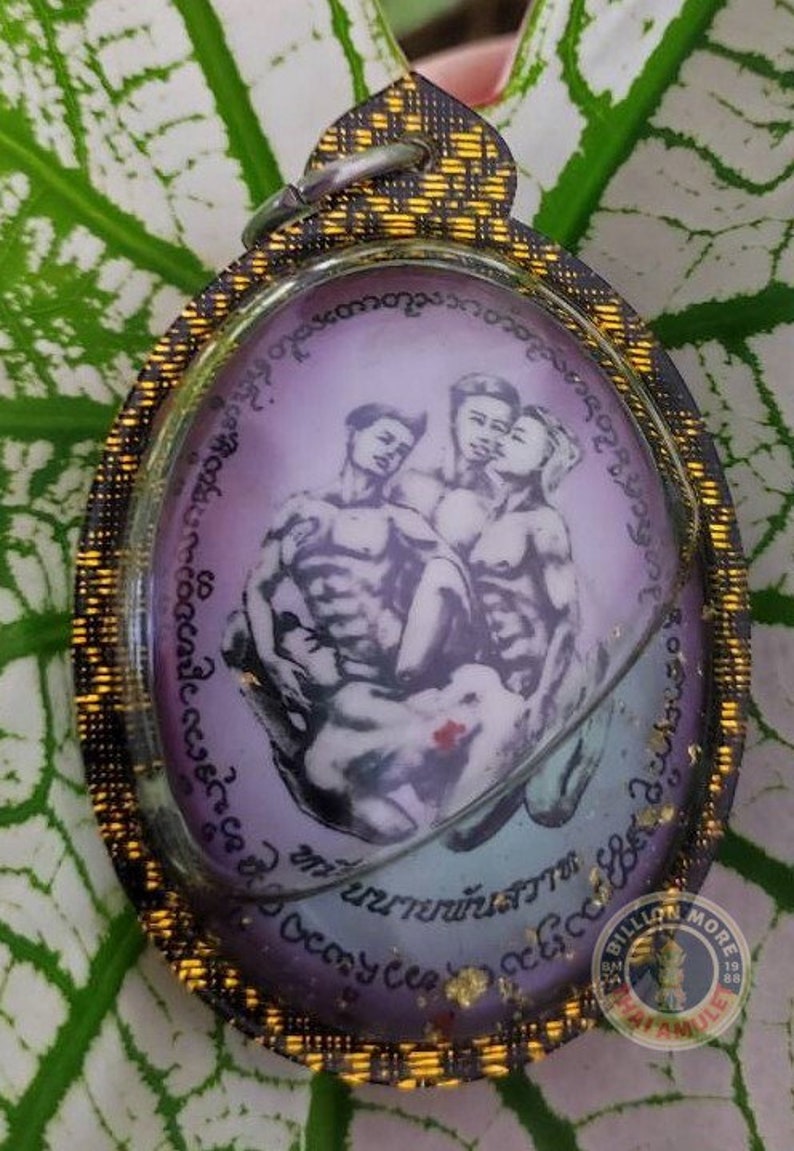 The Best Thaisex Amulet For Male Love Locket Inn Koo for gay love Lucky Man in Love Man Mahasanaeh By Aj.Khao Saksit image 1