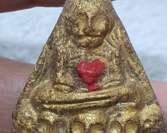 Magical Spirit Thai amulet Prai Thong Grasip for Gambling Fortune Rich Amulet by Aj.Porprunoitaan Doisaket