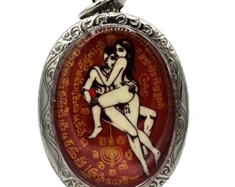 Het beste amulet Lucky Magic Locket Inn Koo Love Man in Love Women Mahasanaeh Amulet door Aj.Tonrak Salakyant