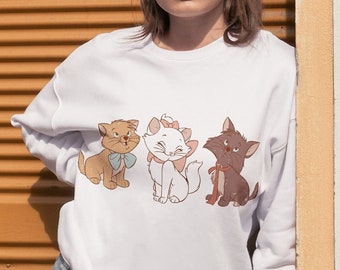 Diseño de sublimación de Los Aristogatos, uso comercial (descarga digital)