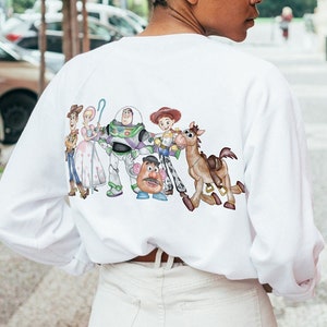 Geschichte Woody und Buzz Sublimationsdesign PNG, Geschichte PNG, Toy Story T-Shirt Pullover, Maus PNG, kommerzielle Nutzung