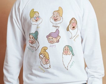 Princess Snow 7 Dwarfs Sublimation Design, Family Trip File PNG, 7 Dwarfs Tshirt, Commercial Use, Digital Download