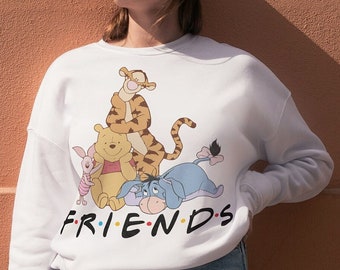 Winnie the Pooh Sublimation Design PNG, Winnie And Friends PNG, Winnie Trip Tshirt Sweater, Commercial Use, Digital Download