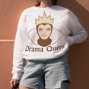 Drama Queen Sublimation Design, Snow white File PNG, Evil Queen Tshirt, Commercial Use, Digital Download
