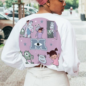 Monster Inc Sublimation Design PNG, Pastel Soft Colors Monster PNG, Monster Tshirt Sweater, Commercial Use, Digital Download