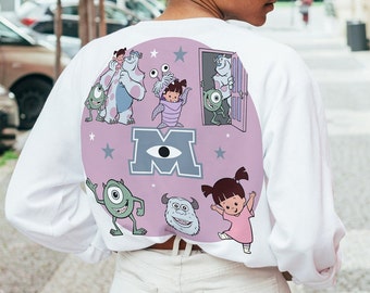 Monster Inc Sublimation Design PNG, Pastel Soft Colors Monster PNG, Monster Tshirt Sweater, Commercial Use, Digital Download