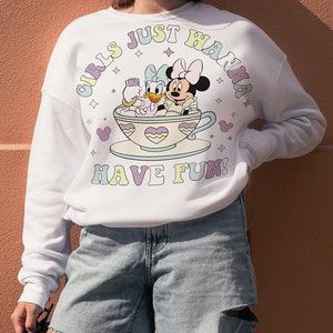 Minnie And Daisy Sublimation Designs, Girls Trip Mouse Minnie Daisy PNG, Girls Just Wanna Have Fun, Commercial Use, Digital Download