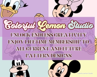 Gain Lifetime Access to Current and Future Patterns,  Link Never Expires, Lifetime access, ONLY Patterns, Digital Download, Commercial Use