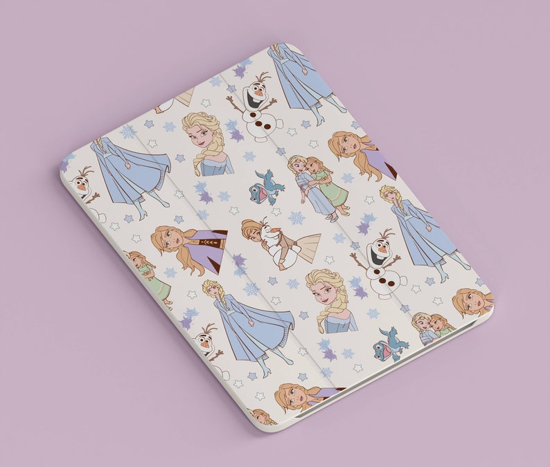Elsa Repeating Pattern Princess Digital Paper Pattern Pink Frozen Theme, Seamless Patterns ...
