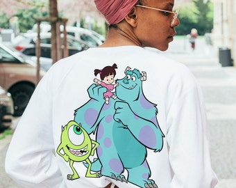 Monster Inc PNG, Vibrant Colors, T-Shirt Sweater Design (Digital Download)