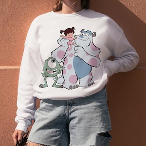 Monster Inc Sublimation Design PNG, Pastel Soft Colors Monster PNG, Monster Tshirt Sweater, Commercial Use, Digital Download