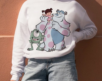 Monster Inc Sublimation Design PNG, Pastel Soft Colors Monster PNG, Monster Tshirt Sweater, Commercial Use, Digital Download