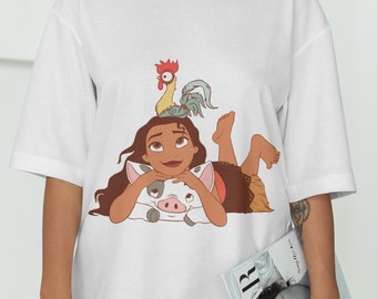 Moana PNG Sublimation Designs, Moana Retro PNG T-shirt Design, Luigi T-shirt Sublimation, Commercial Use, Digital