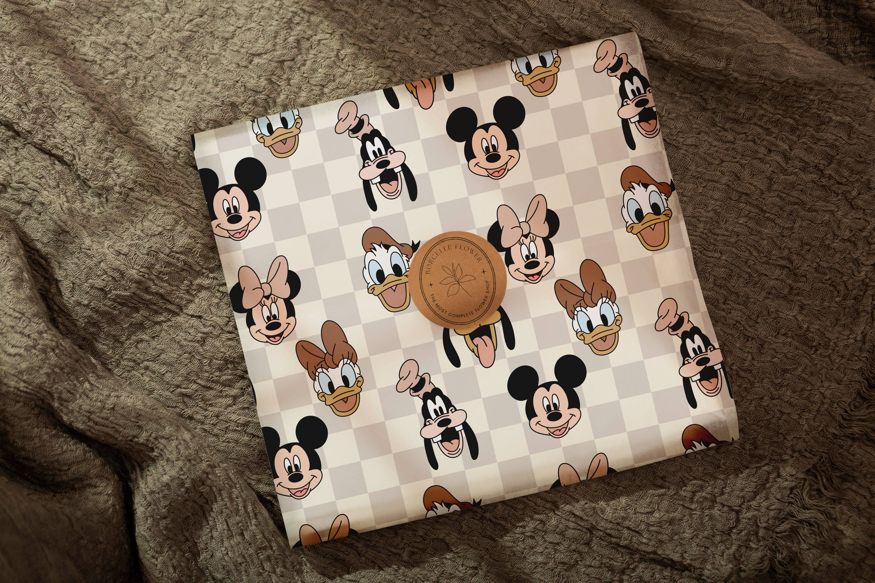 Mouse and Friends Digital Paper Pattern, Mouse Check Seamless Pattern ...