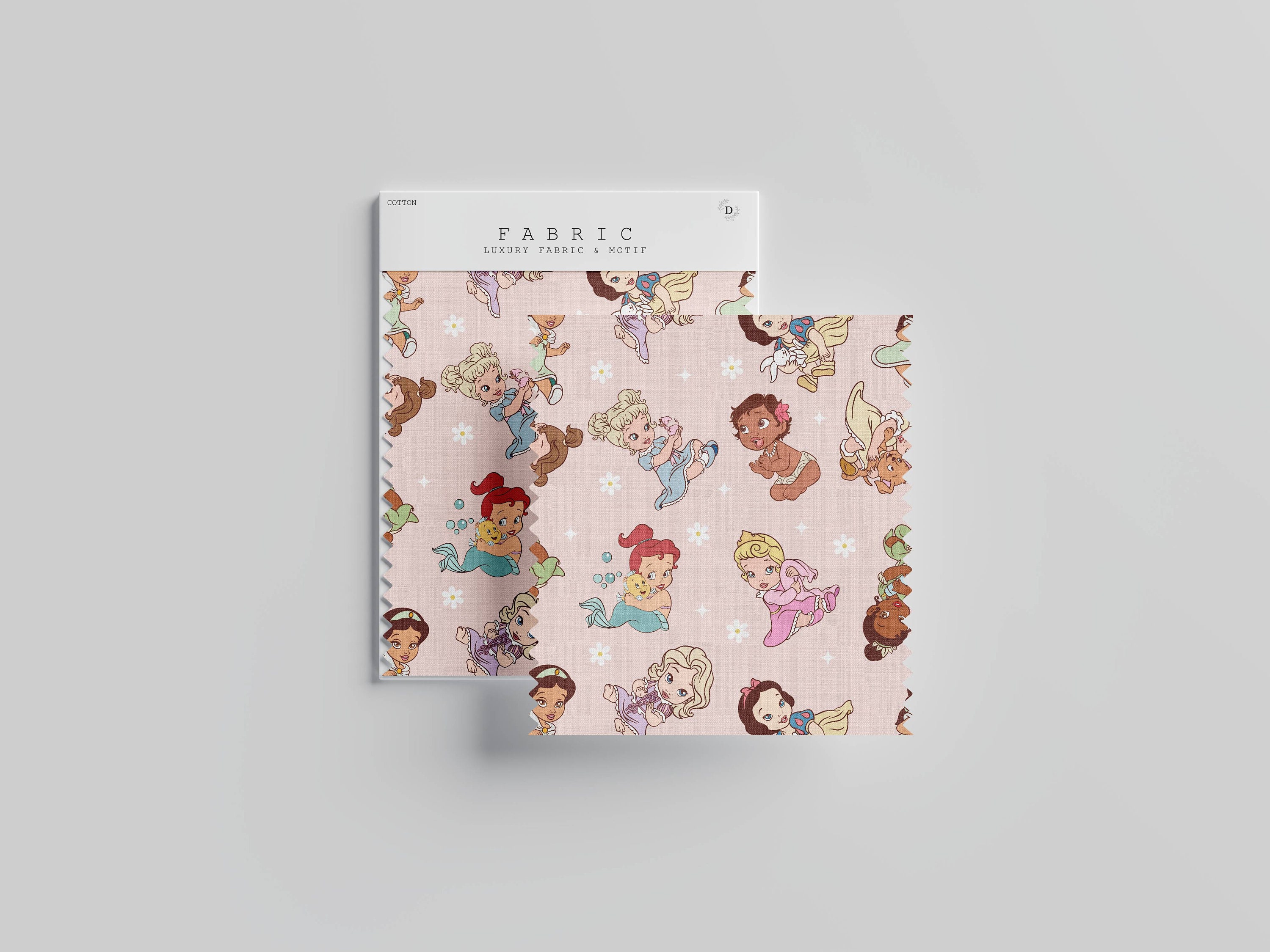 Baby Princess Digital Paper Pattern Theme, Ariel Belle Mulan Snow White ...