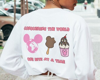 Snack Mouse World Trip PNG, Mouse Tshirt Sweater Design (Digital Download)