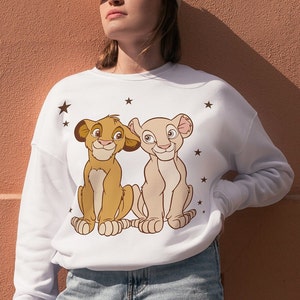 Dessins de sublimation magique Lion, Simba et Nala PNG, Sublimation magique PNG, usage Commercial, téléchargement numérique