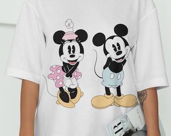 Minnie And Mickey Sublimation Designs, Classic Mouse Minnie Daisy PNG, Magical Sublimation png, Commercial Use, Digital Download