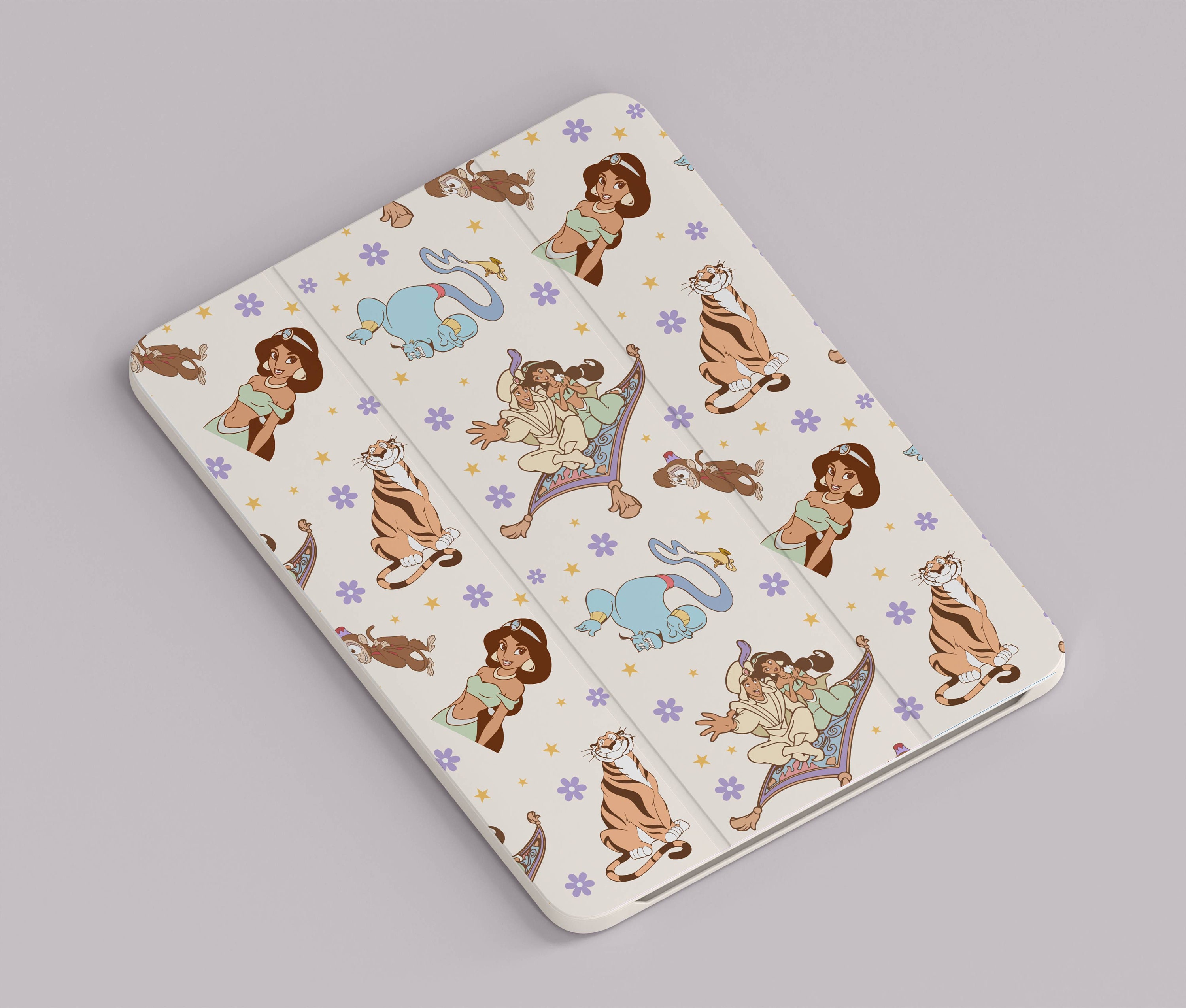 Princess Jasmine and Aladdin Digital Paper Pattern, Aladdin Seamless ...