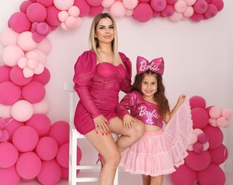 Luxurious Pink Sequin Mini Dress, 3rd Birthday Girl