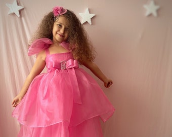 Sparkly Pink Birthday Outfit, Tutu & Tulle Puffy Princess Girls Dress, Bridesmaid Gifts, Birthday Gifts