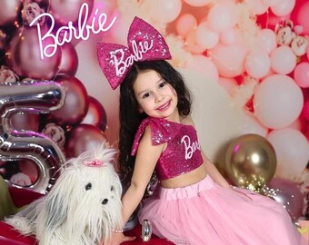 Personalized Pink Sequin Dress - Unique Birthday Gift for Girls