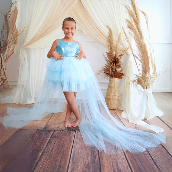 open lace back dress Shop Ice Queen Costume & Dress For Girls at Trishscully