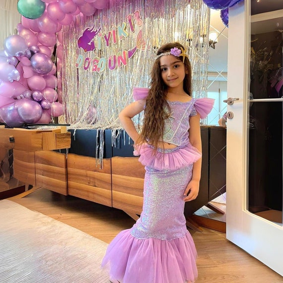 Deluxe Miss Halloween Prom Costume Child Purple Turquoise Deluxe Miss Halloween Prom Costume Child Purple Turquoise
