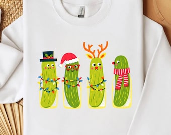 Lustige Weihnachtsgurke PNG: Feiertagssublimationsdesign (Digitaler Download)