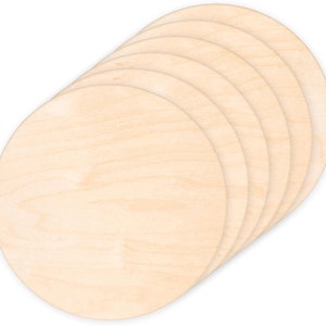 2 Pack 14 Inch Wood Circles 2.1 MM PLAIN MDF for Crafts, Acejoz