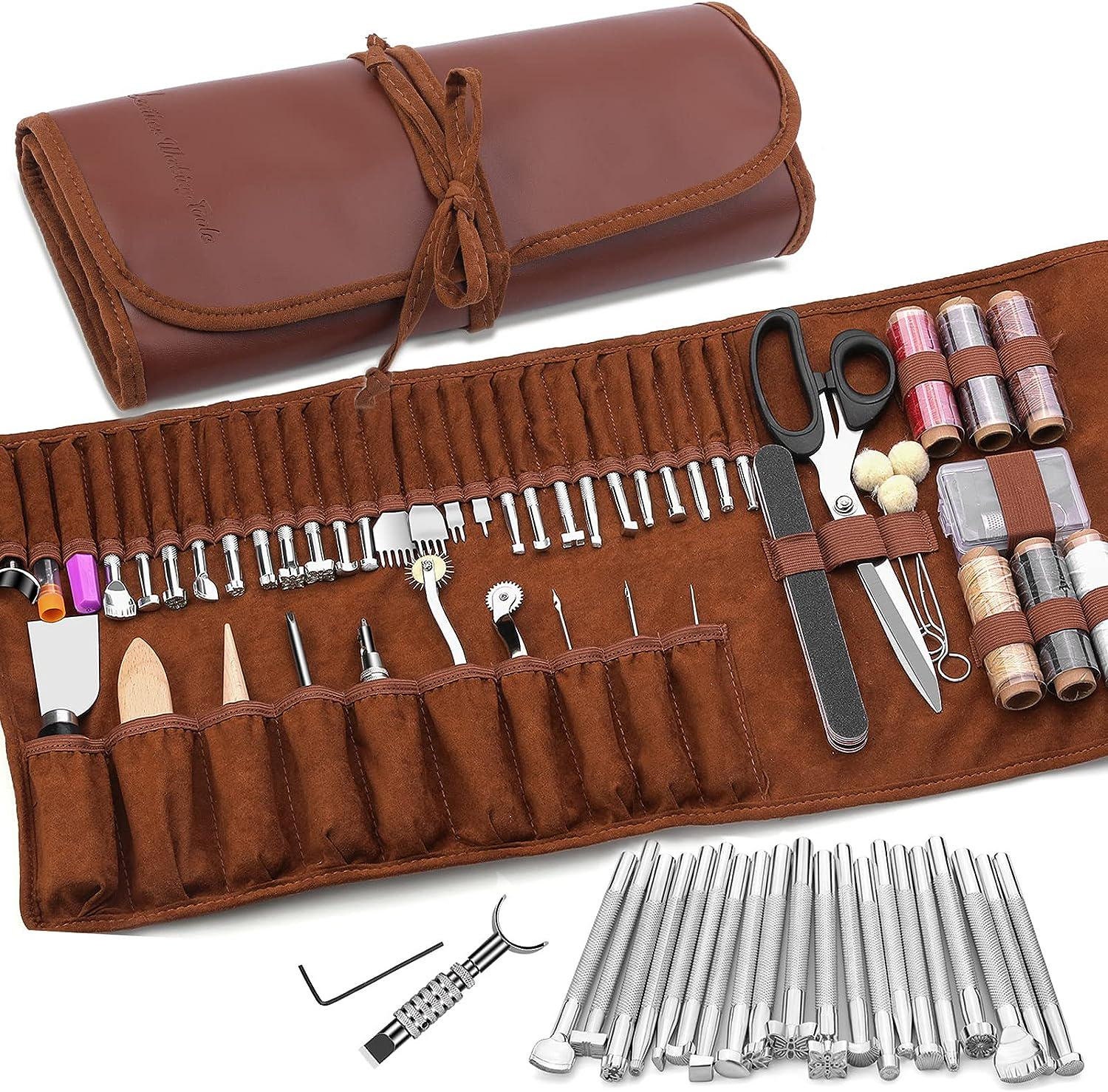 Leather Sewing Kit, Upholstery Repair Sewing Kit Leather Stitching