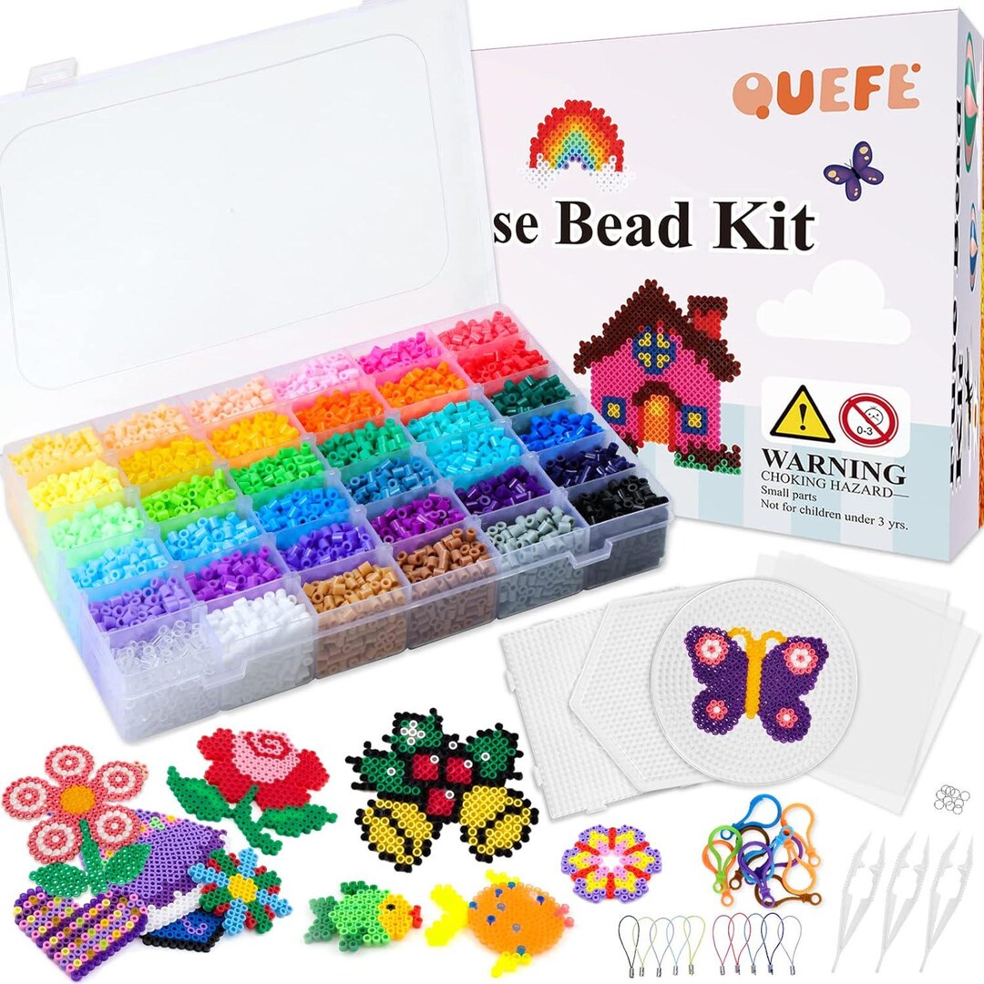 11800pcs Fuse Beads Craft Kit 36 Colors 5mm Beads Melting Etsy