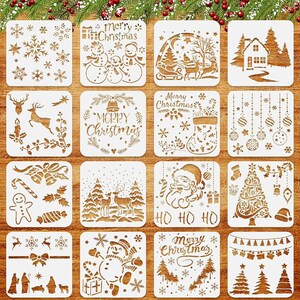 Christmas Stencils - Etsy