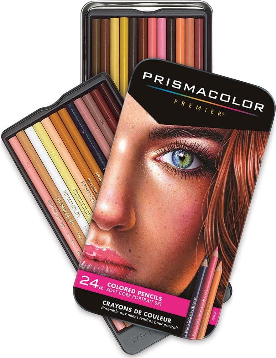  Prismacolor Premier Colored Pencils, Soft Core, 24 Pack : Wood  Colored Pencils : Arts, Crafts & Sewing