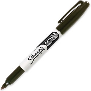Laundry Marker Pen RubaDub Rub-a-Dub Sharpie - Fine Point, permanent, black  - quantity: 1 Pen
